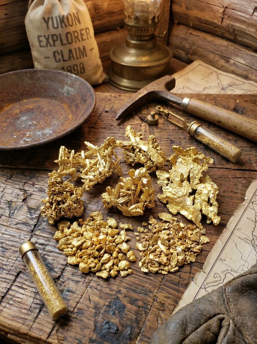 June 4, 1911, gold discovered in Alaska's Indian Creek - photo