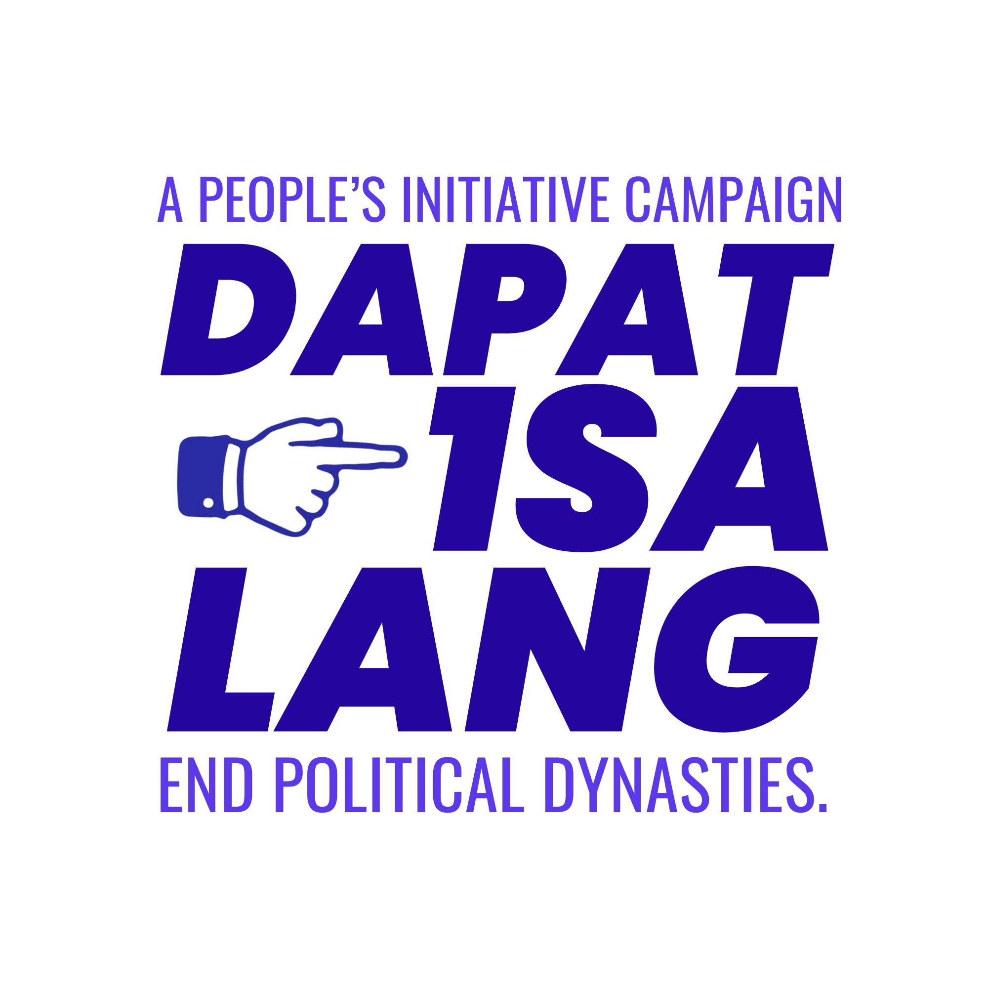 Dapat Isa Lang - Serbisyo para sa lahat. Pagkakataon para... | Facebook