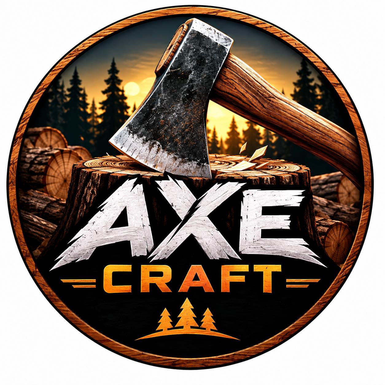 No Machine Just Axe Human Power 😱 #fypシ゚viralシ #woodworking #reelsviral ...