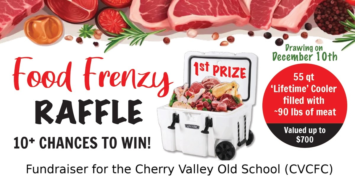 ***Food Frenzy Raffle - Cherry... - Cherry Valley Old School | Facebook