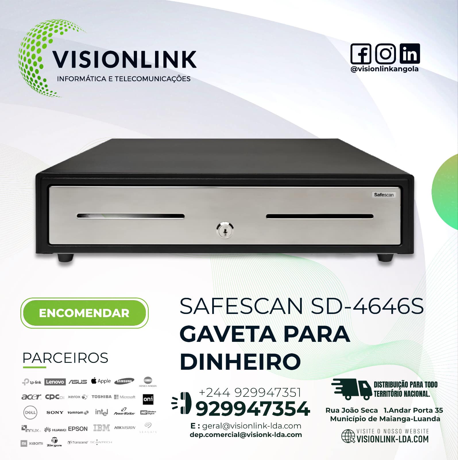 VisionLink - Informática e Telecomunicações | Luanda