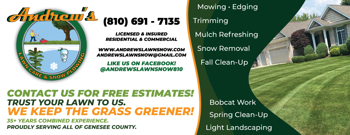 Andrews Lawn Care and Snow Plowing | Burton MI