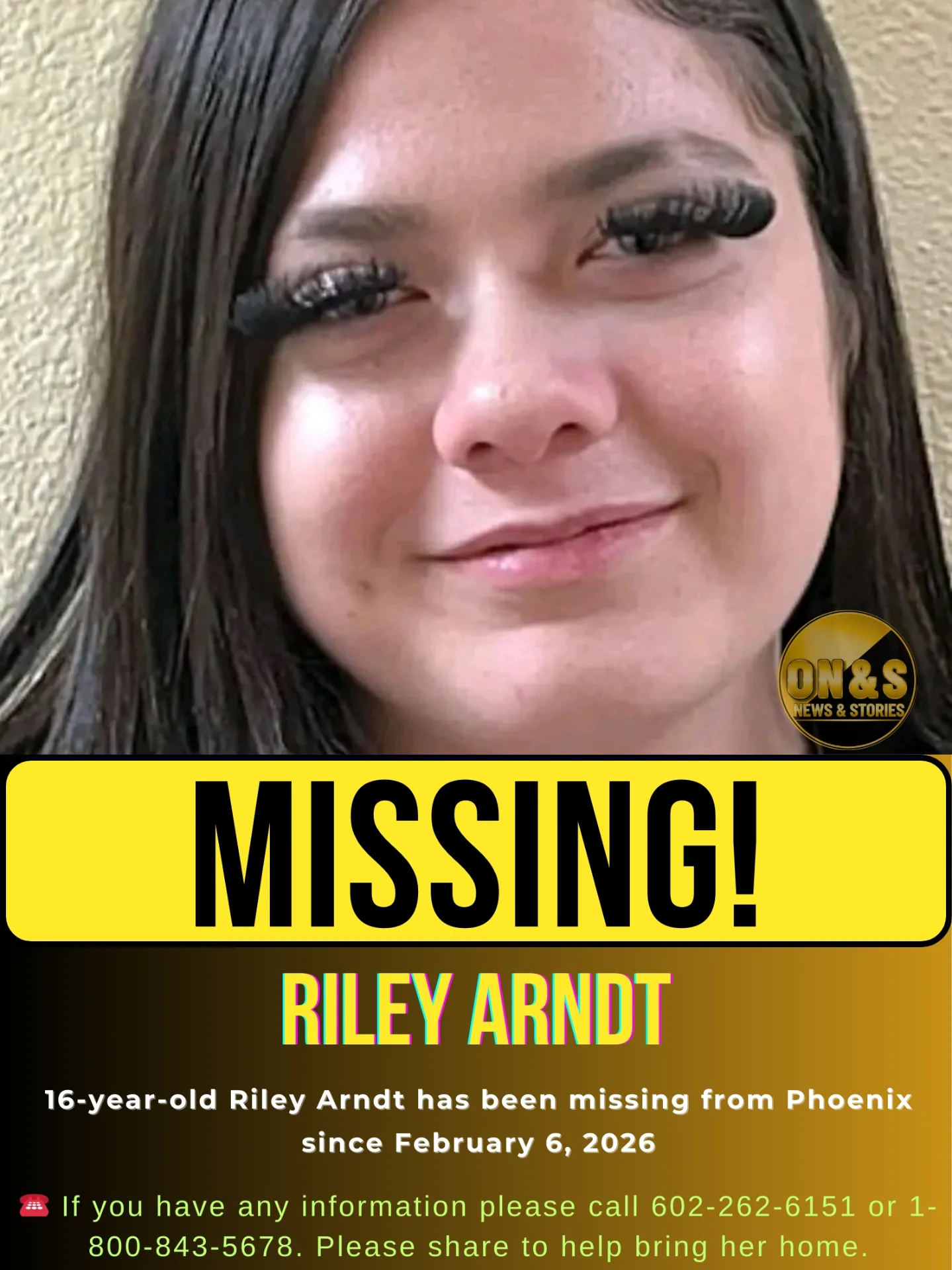 Outrageous - 🚨 Missing Teen – Phoenix, AZ 🚨 16-year-old Riley Arndt has ...