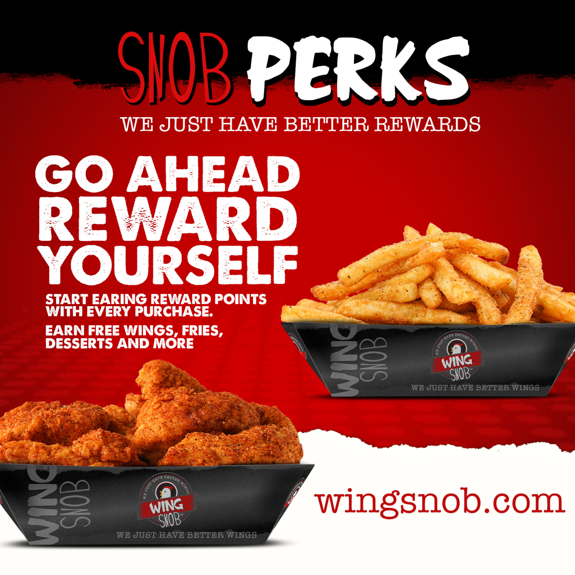 Wing - Wings + Rewards? Yes, please! 🎉🍗 Nothing beats Wing Snob when it ...