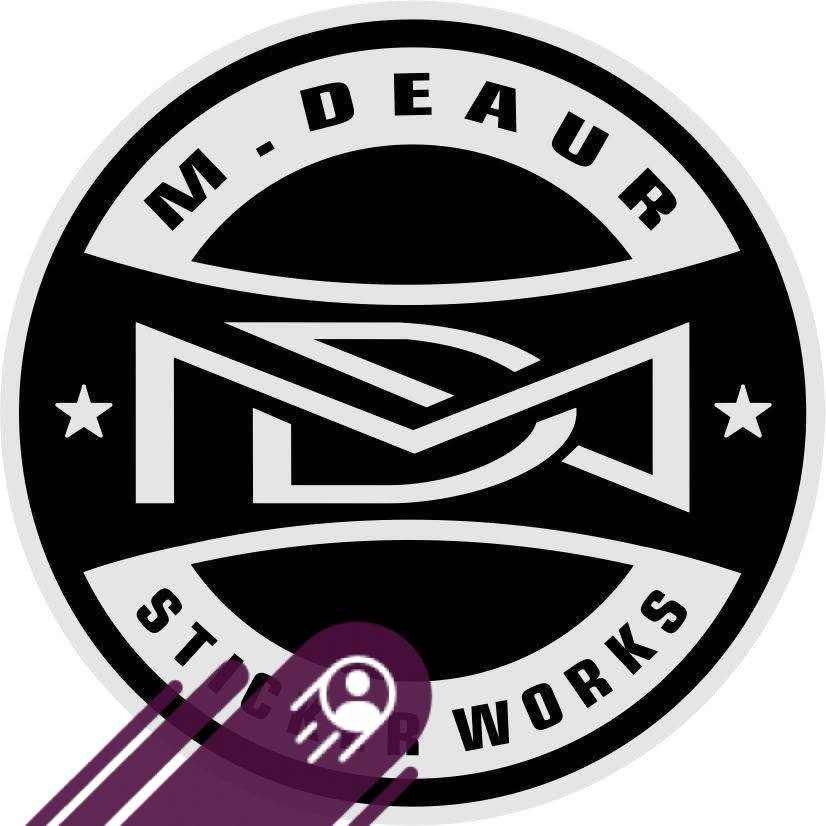 MDeaur Sticker Works In God We Trust Machine Cut-out #decals # ...