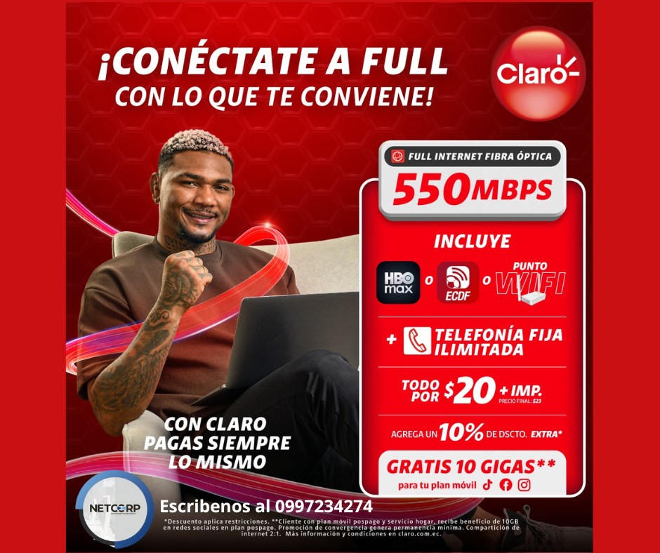 Netcorp - Distribuidor Autorizado Claro | Guayaquil