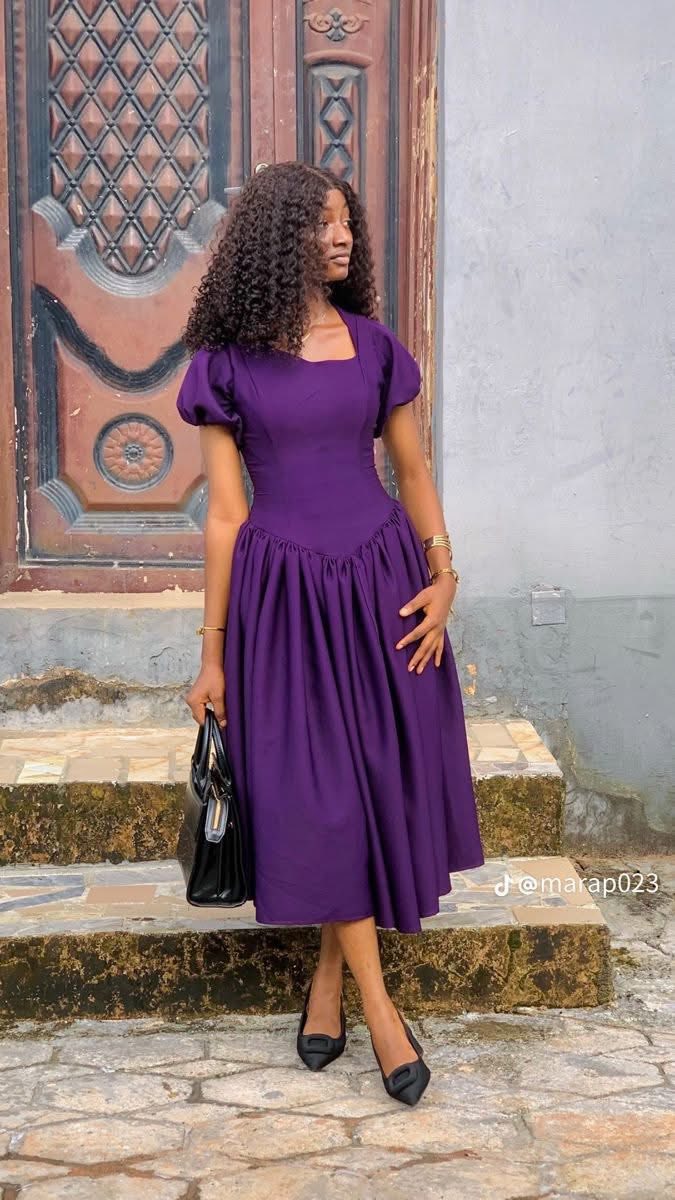 Purple dress inspiration for tailoring