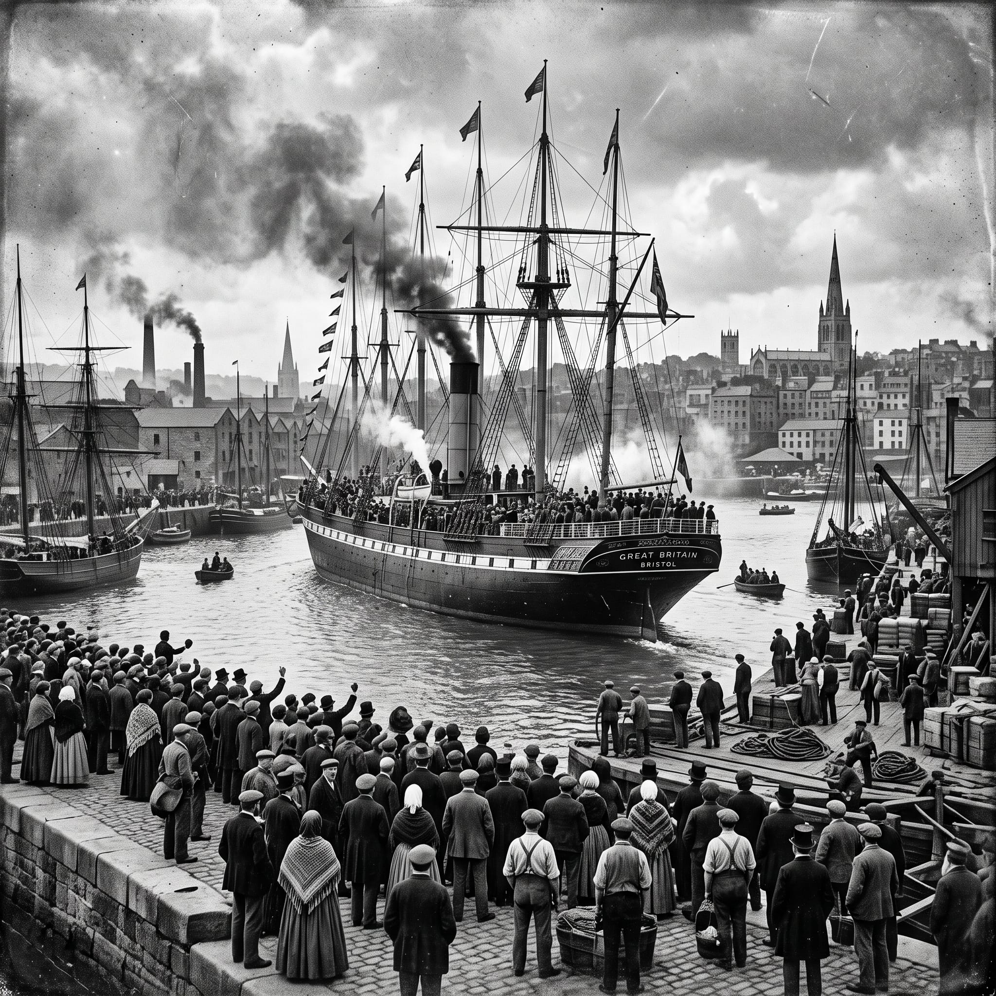 ON THIS DAY: 4th July 1840 Cunard's RMS Brittania made her maiden