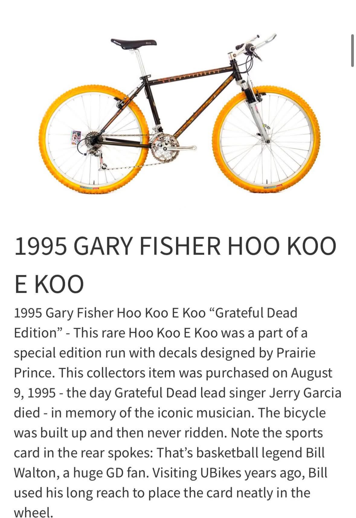 超レア　Gary Fisher　フクイク　Grateful Dead　神奈川 Can someone suggest where I might be able to go to offer a unique