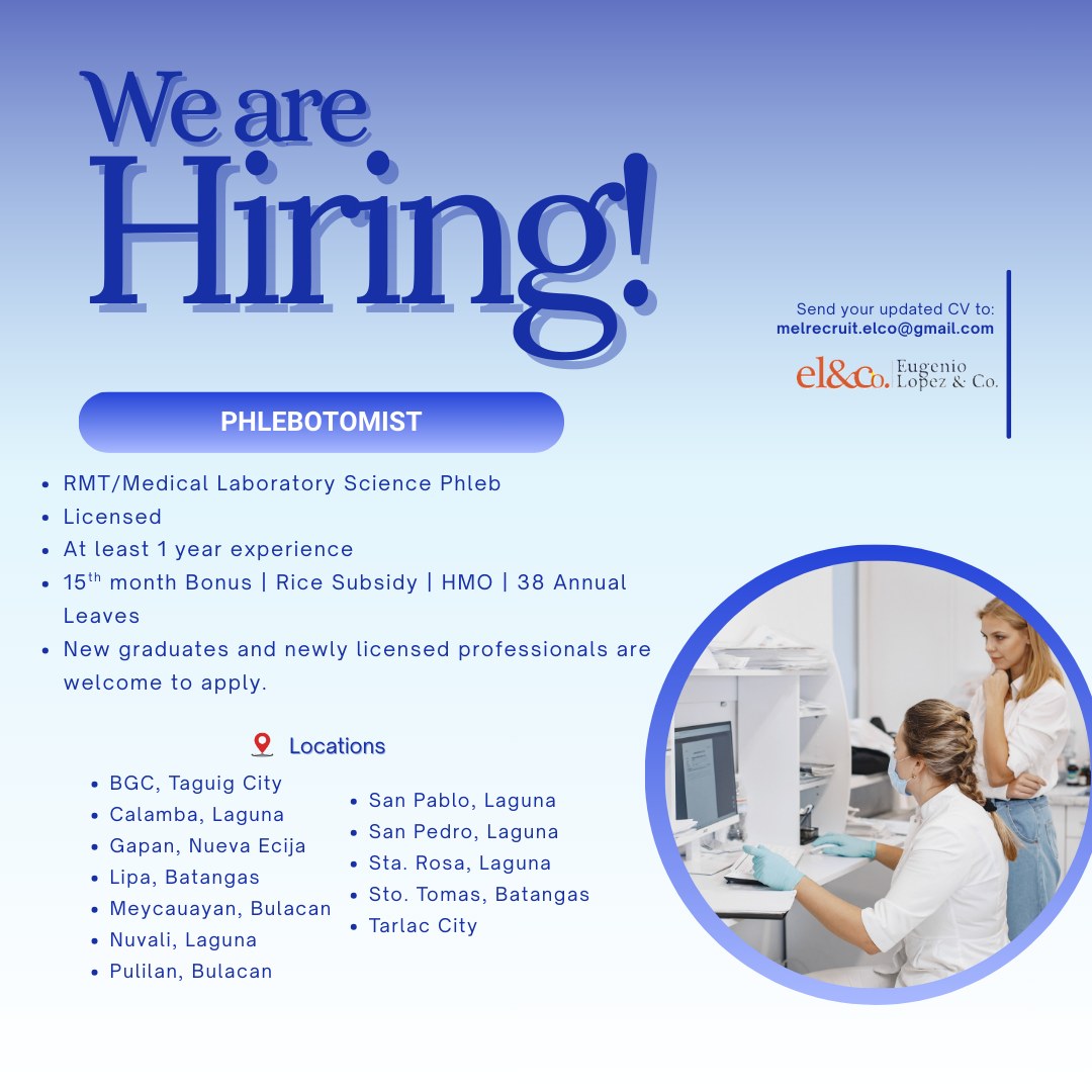 Medtech Reliever Philippines | 🚨 WE’RE HIRING | Facebook