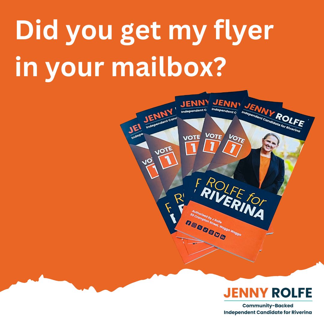 Have you received the Rolfe for Riverina flyer in your mailbox yet? Let ...