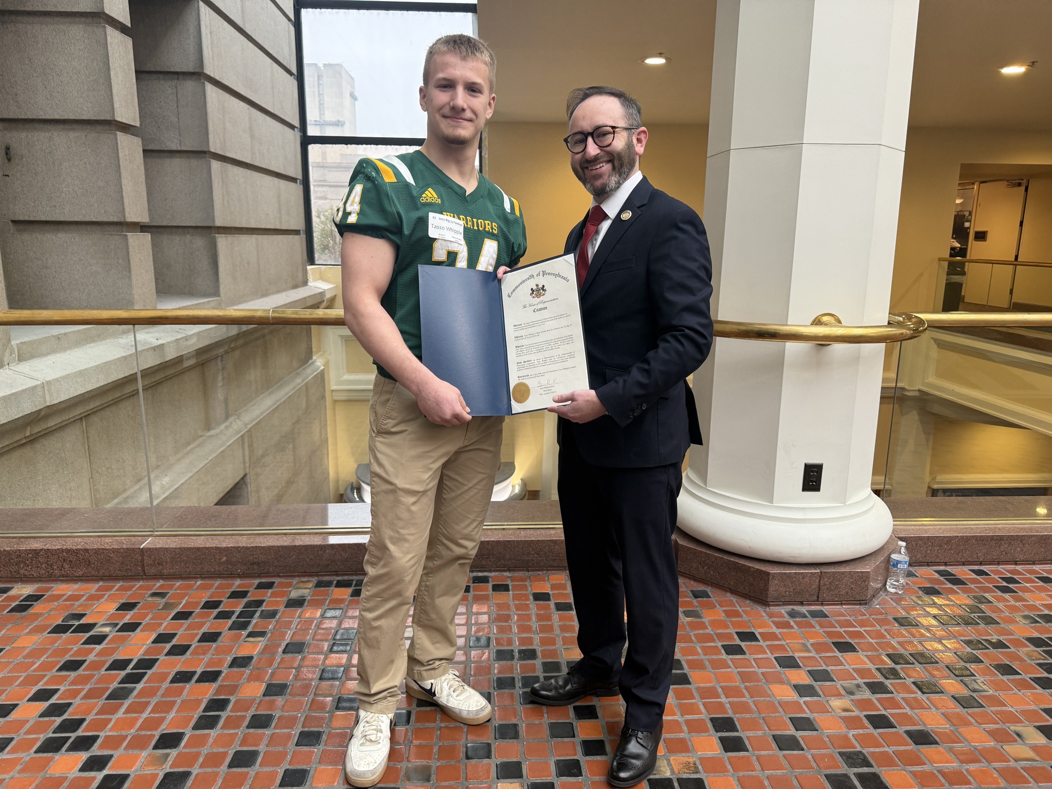 Welcome to Harrisburg, Tasso... - PA State Rep. Brian Rasel | Facebook