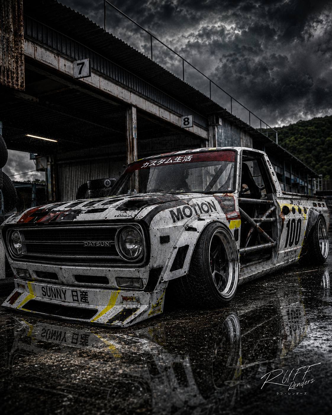 Sunny pickup drift build. 11 MOTION SUNNY 日産 JDM SPEED SPEED SED