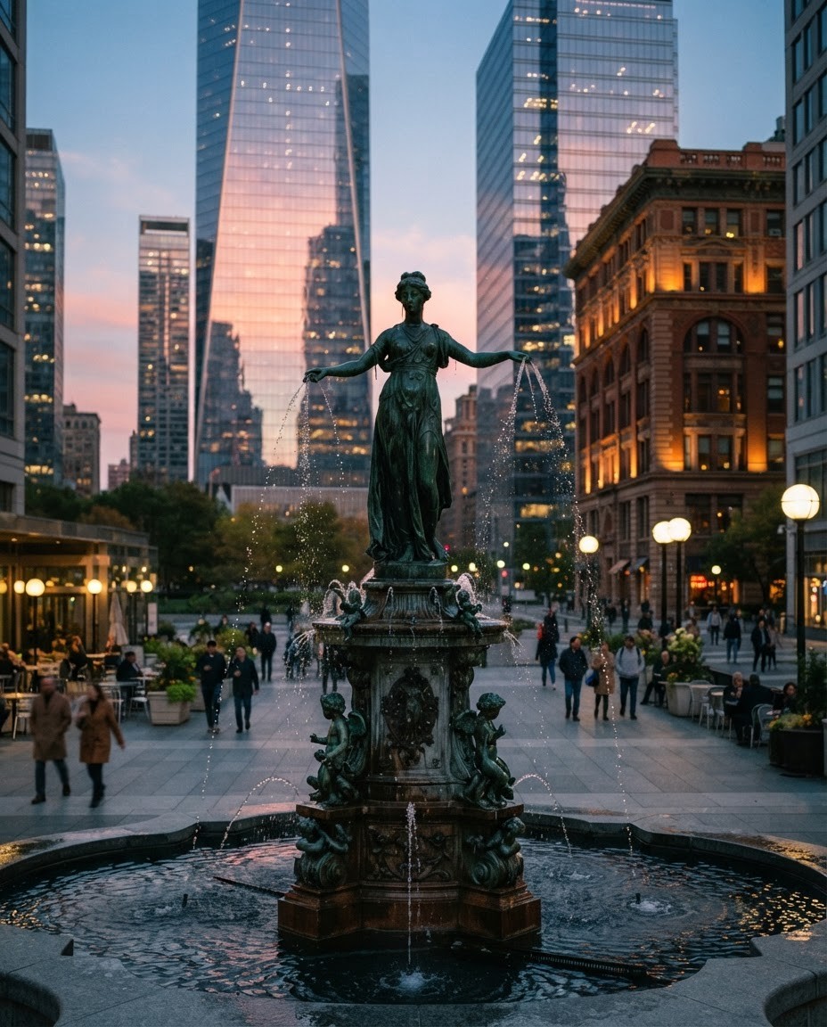 What year did you meet at Cincinnati's Tyler Davidson Fountain?