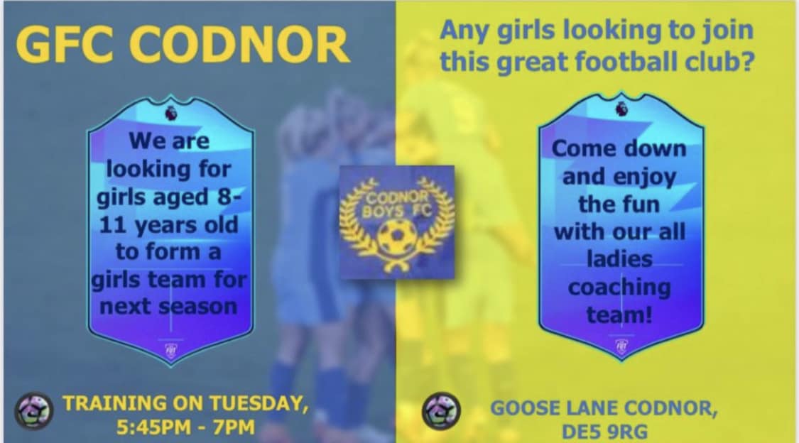 Codnor Girls Football Club | Derby
