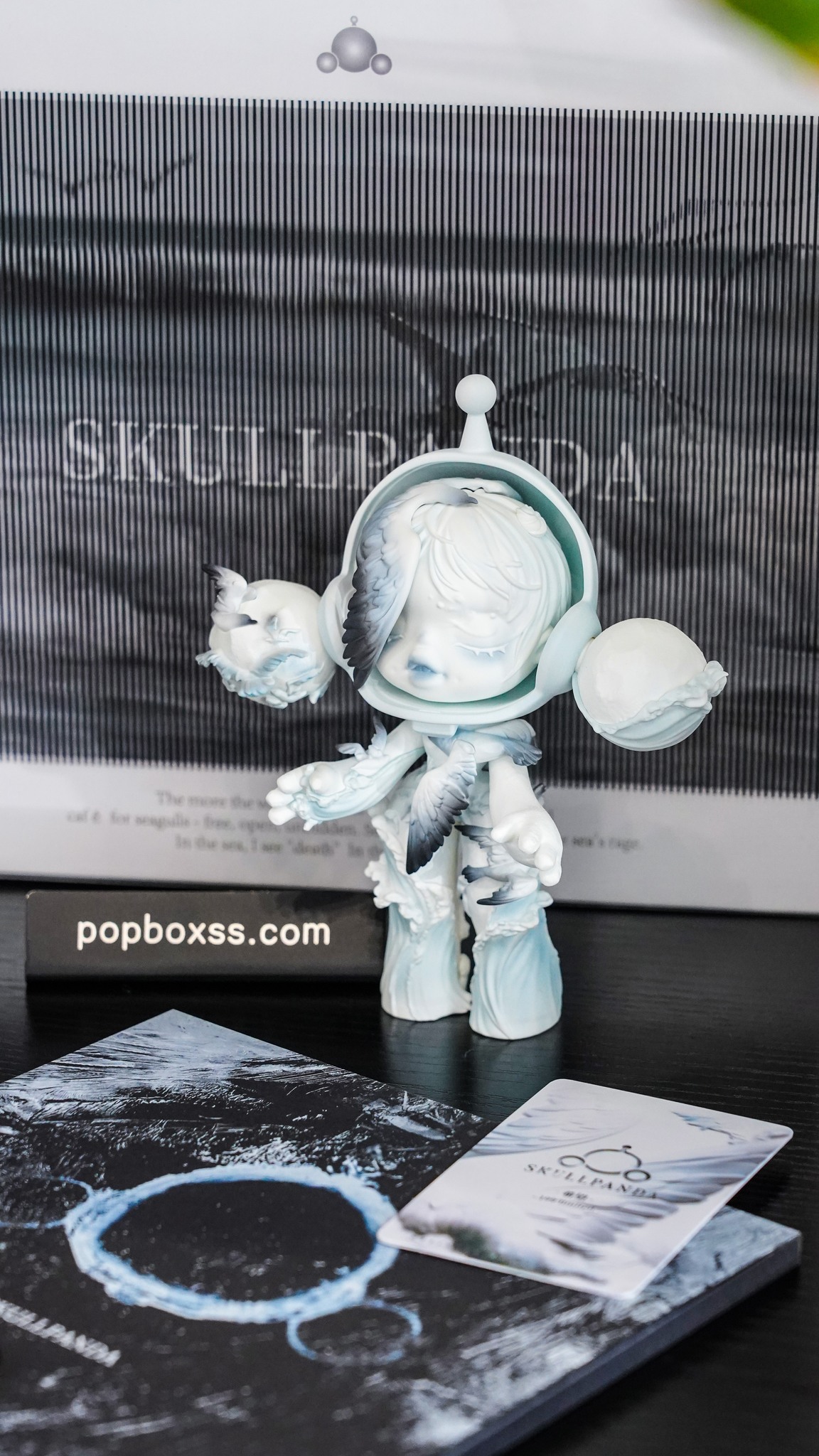 Skullpanda 7th anniversary Hope sculpture limited edition