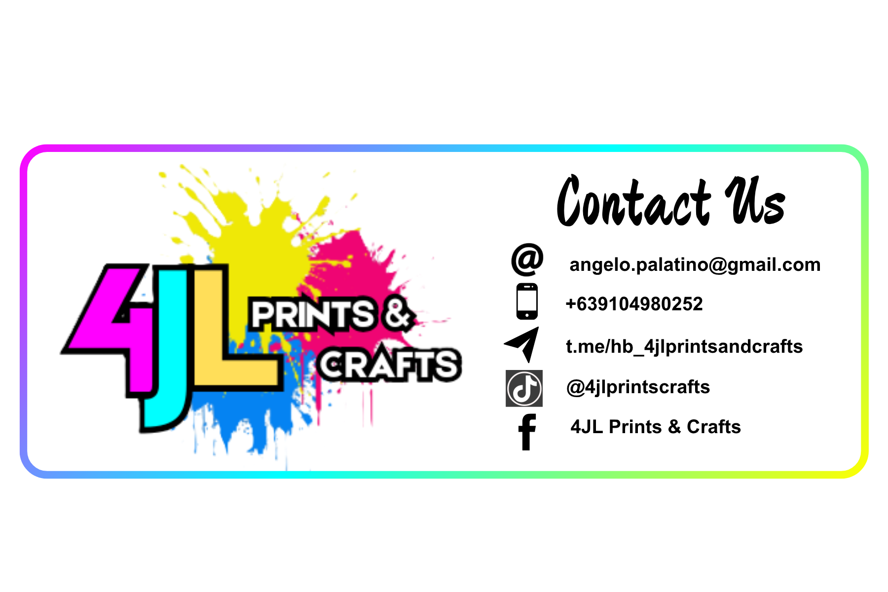 4JL Prints & Crafts | Cainta