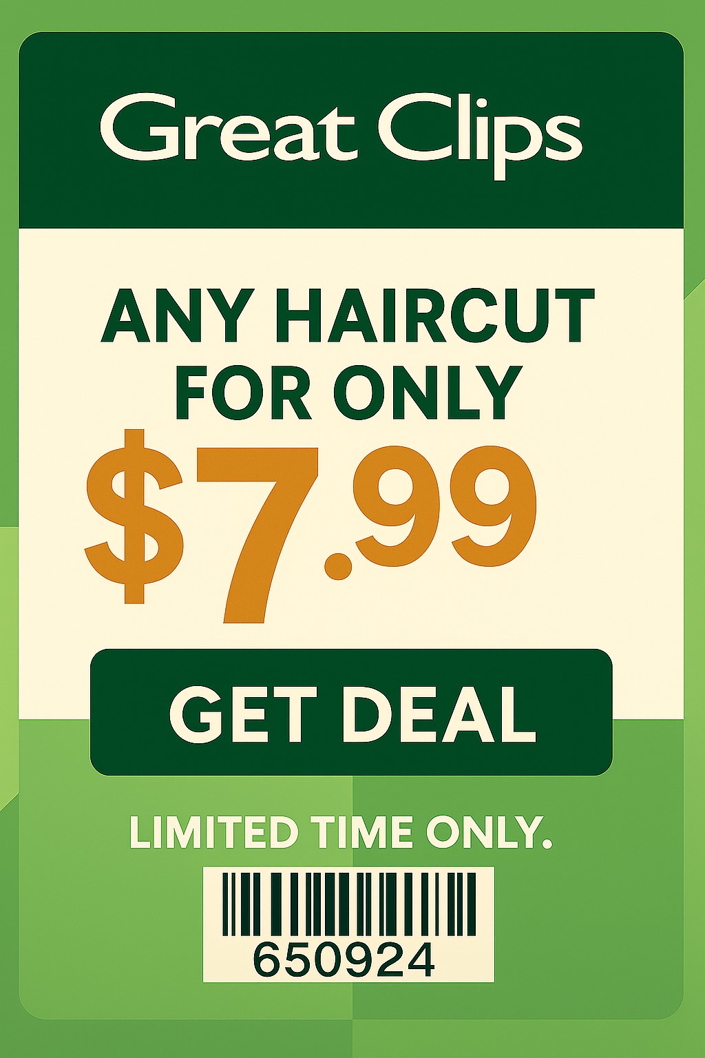 🎉The $7.99 Haircut Sale Is HERE!🎉