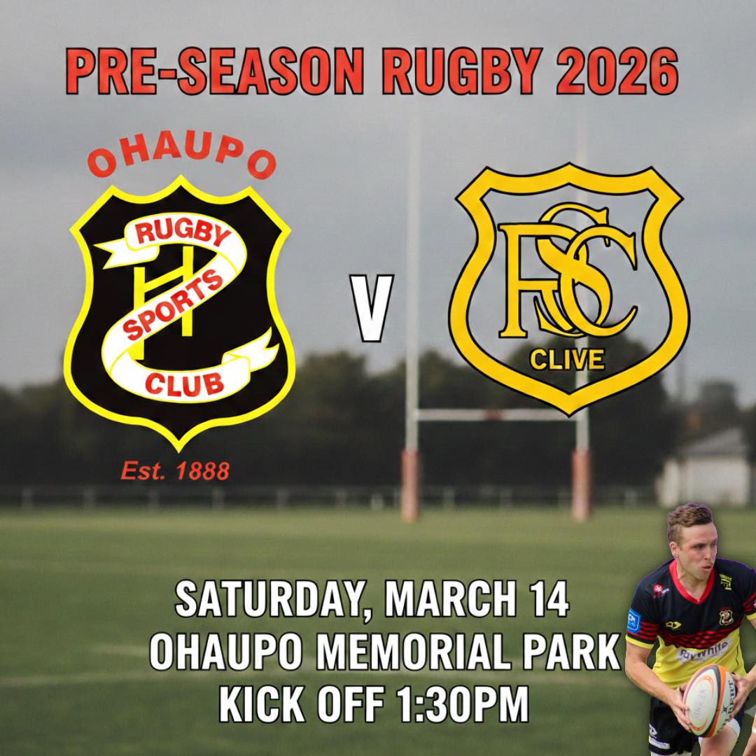 Ohaupo Rugby Sports Club | Our two pre-season games are locked in for ...