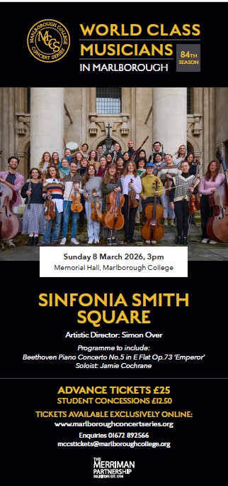 THIS SUNDAY! 8 MARCH 2026 - WORLD CLASS MUSIC AT MARLBOROUGH The
