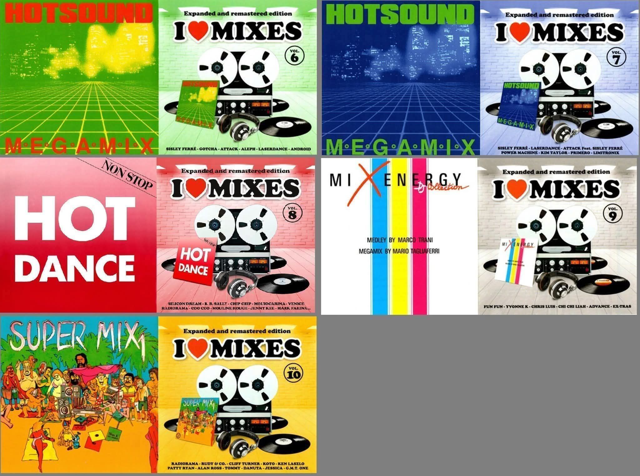 I Love Mixes (CD, Mixed, Remastered, Vol.6 - Vol.10) FLAC Label