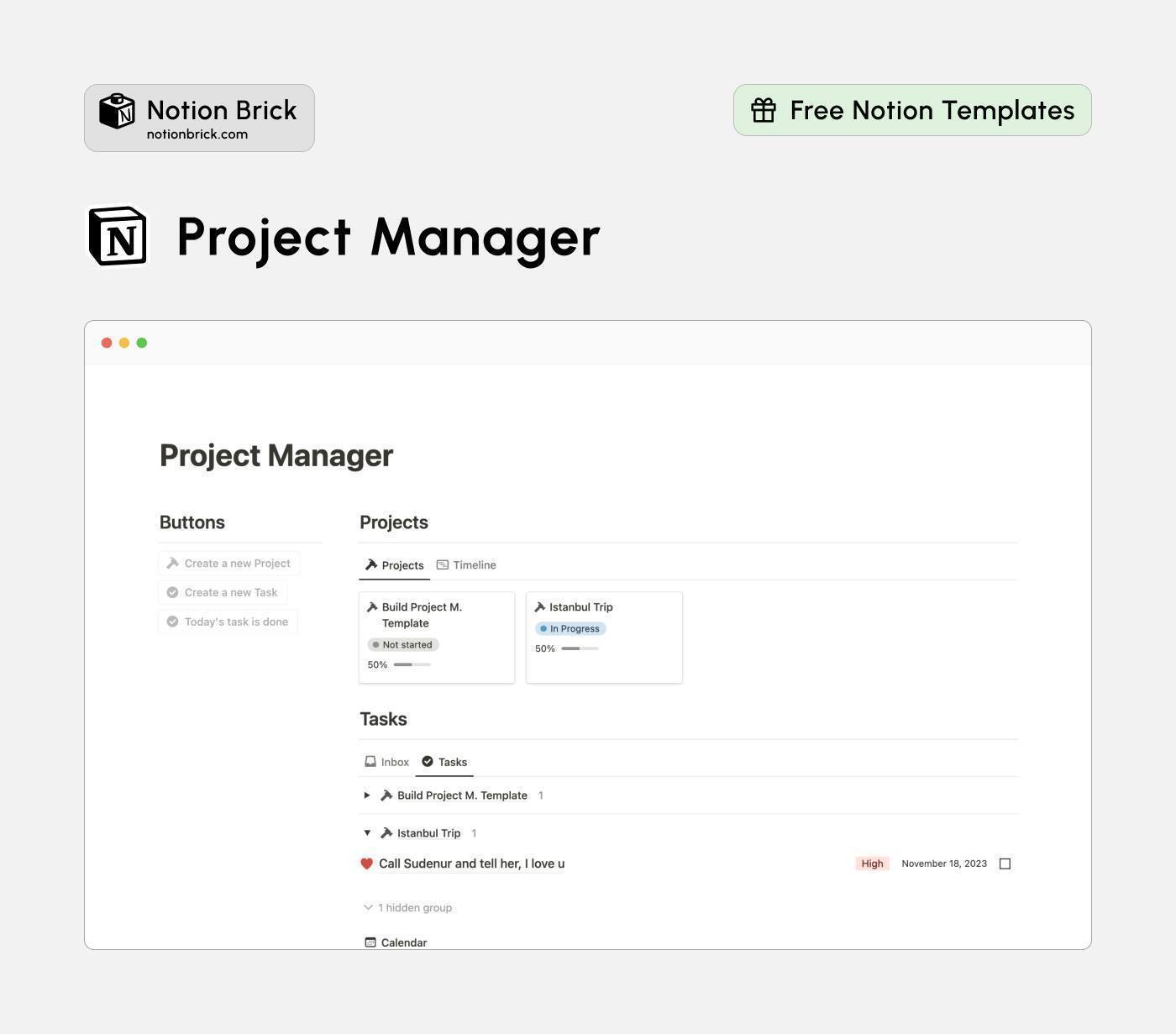 First Blocks - Free Notion Templates & Resources