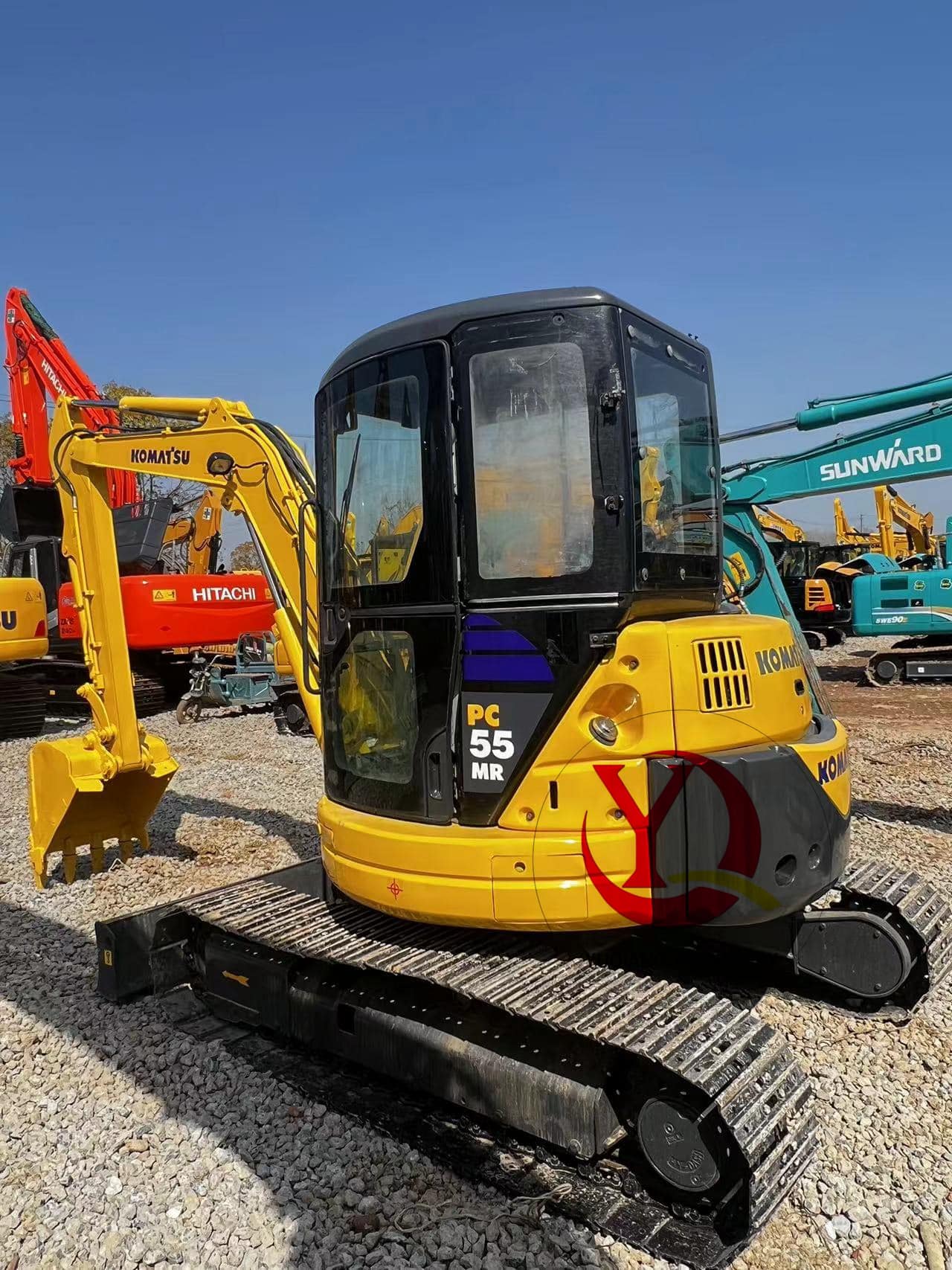 Mini Excavator | Used Komatsu pc55mr mini small excavator work good ...