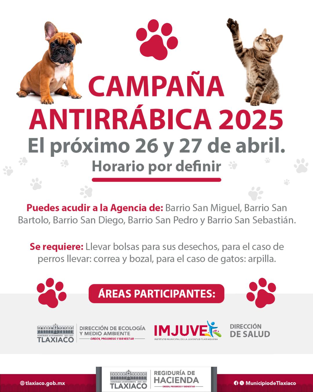 Regiduría - ⚠️La rabia es mortal, pero 100% prevenible 💉 con una vacuna ...
