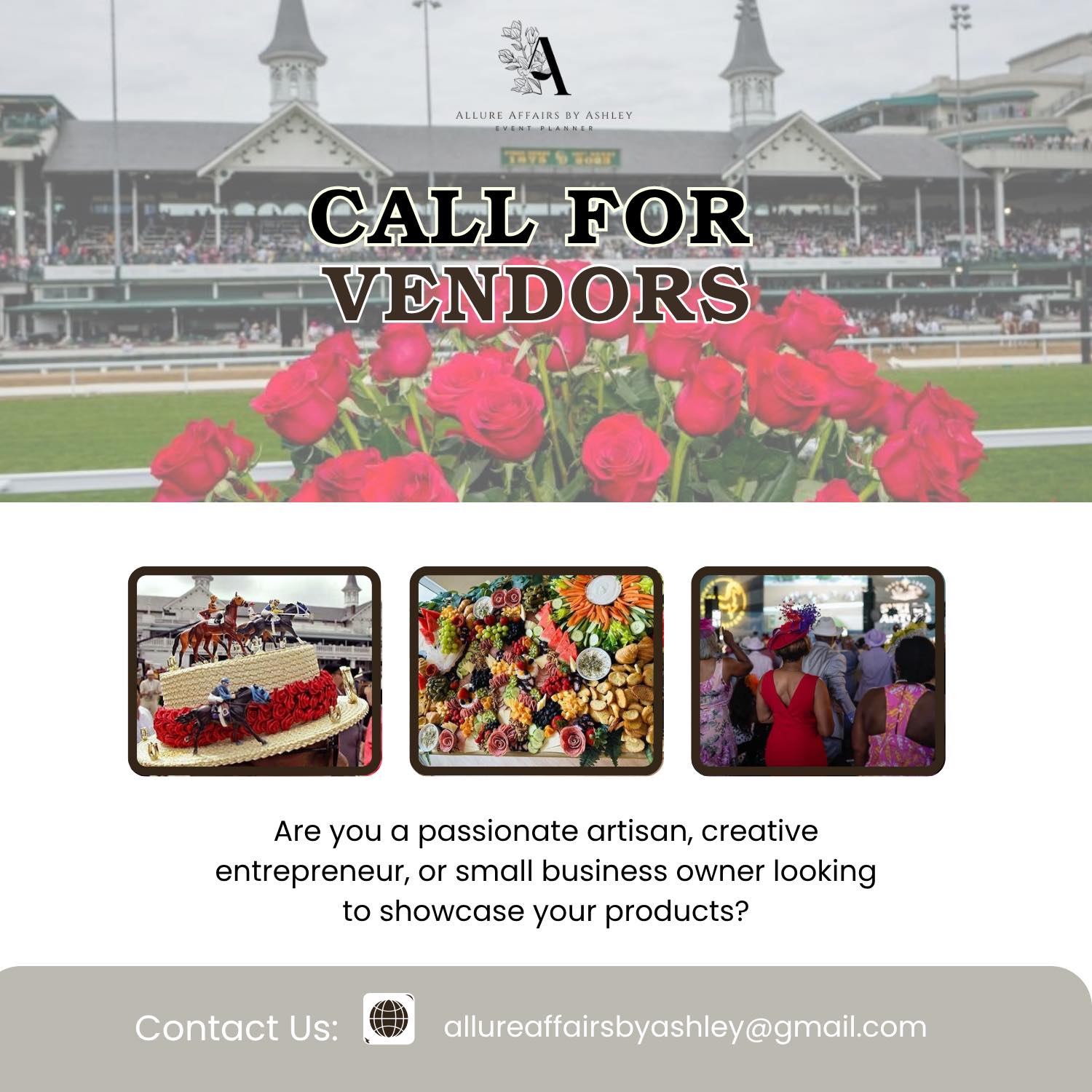 Kentucky Derby viewing party vendor call
