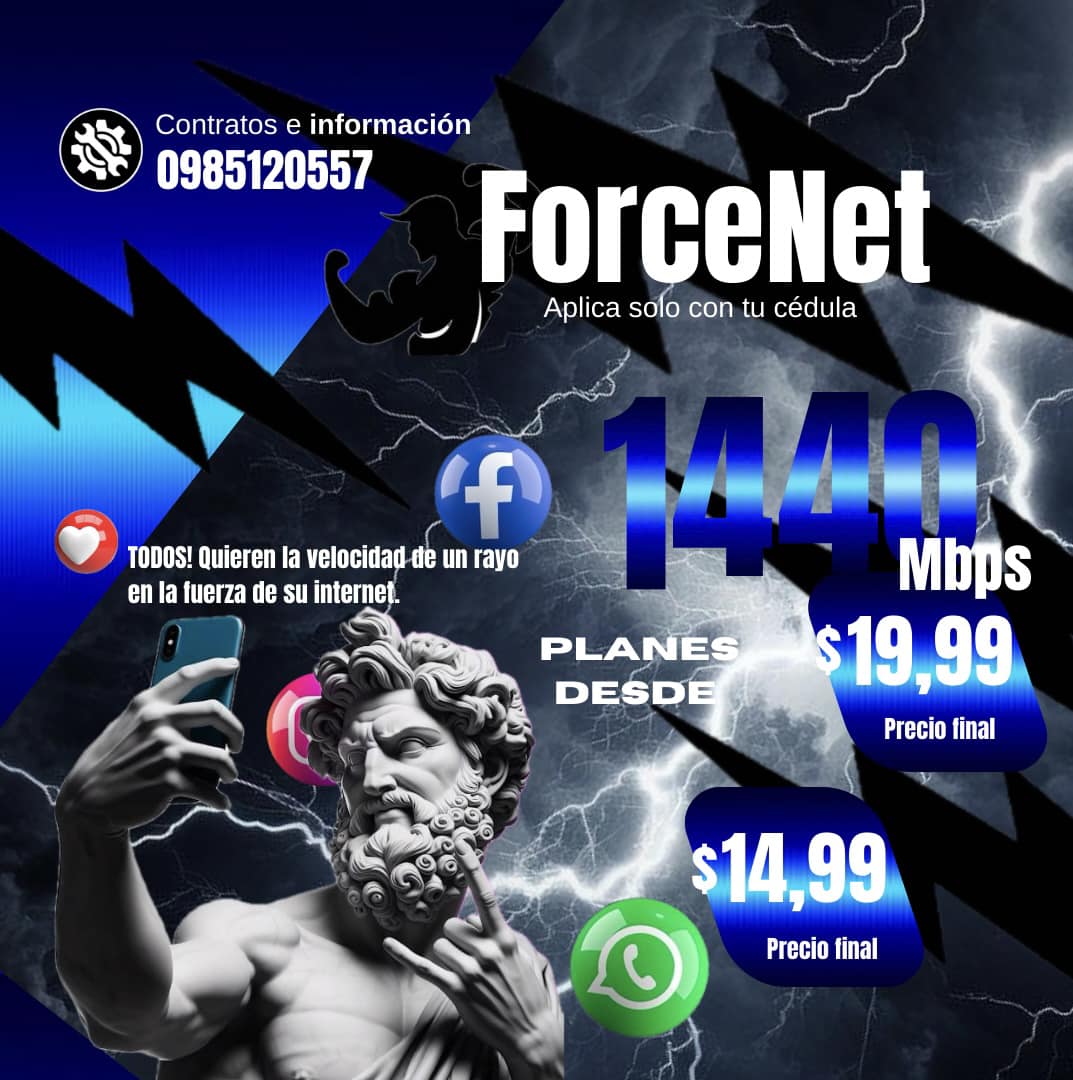 ForceNet - LLEGO LA MEJOR LÍNEA DE INTERNET🥵 ! FORCE NET... | Facebook