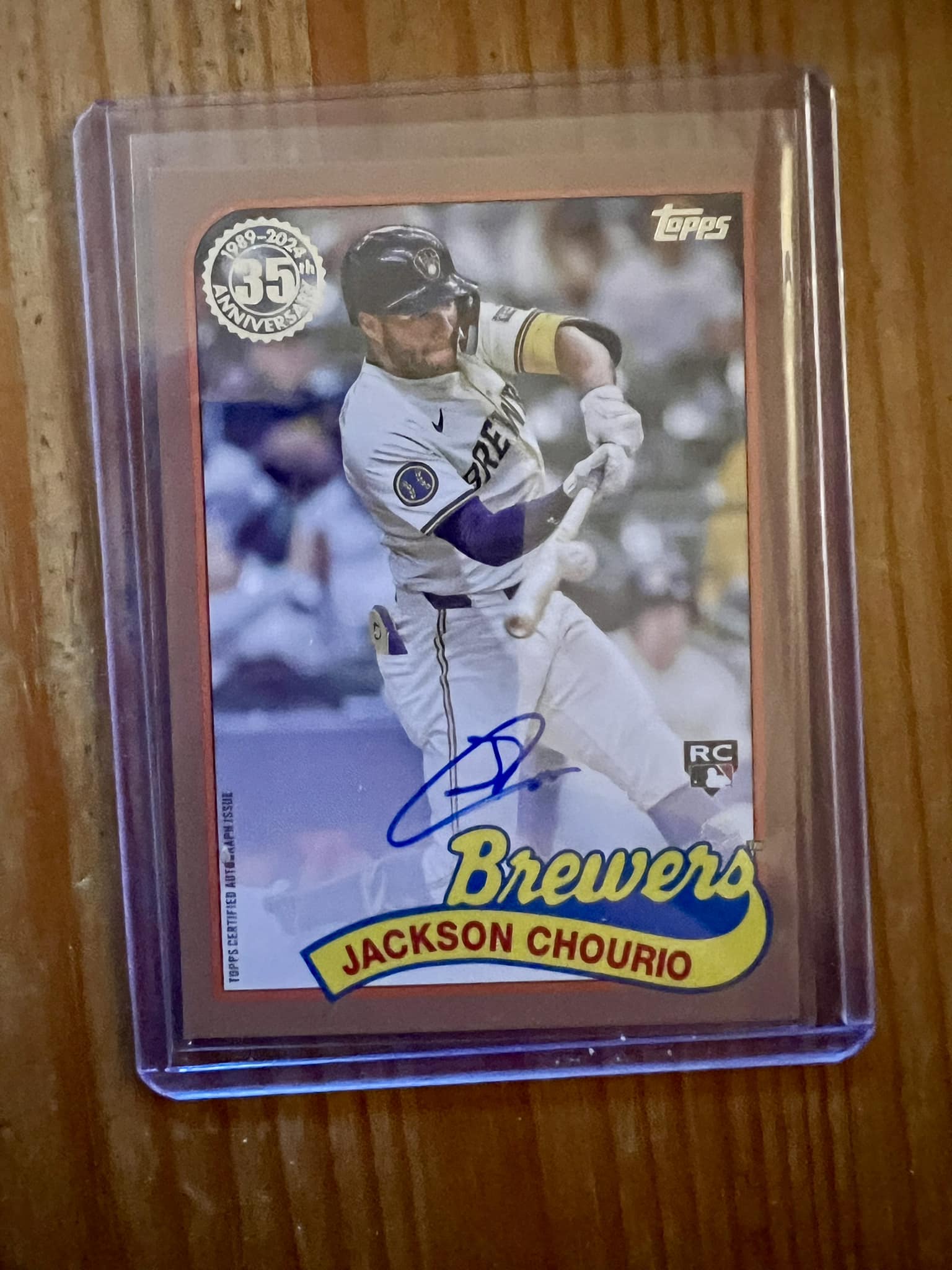 Where to find 2024 Topps Archives Lyon Richardson auto RC blue 