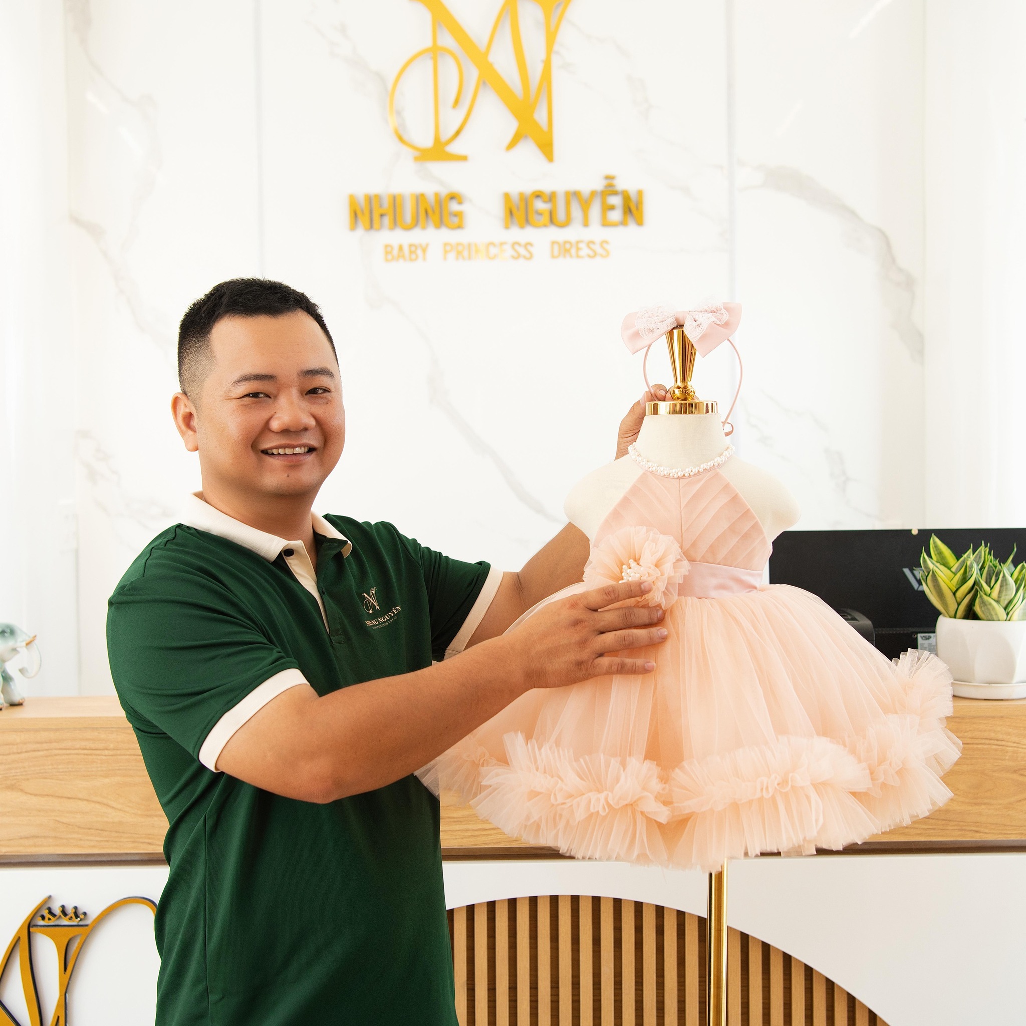 Princess dress model for Tet 2027 #PrincessDress #FlowerGirlDress # ...