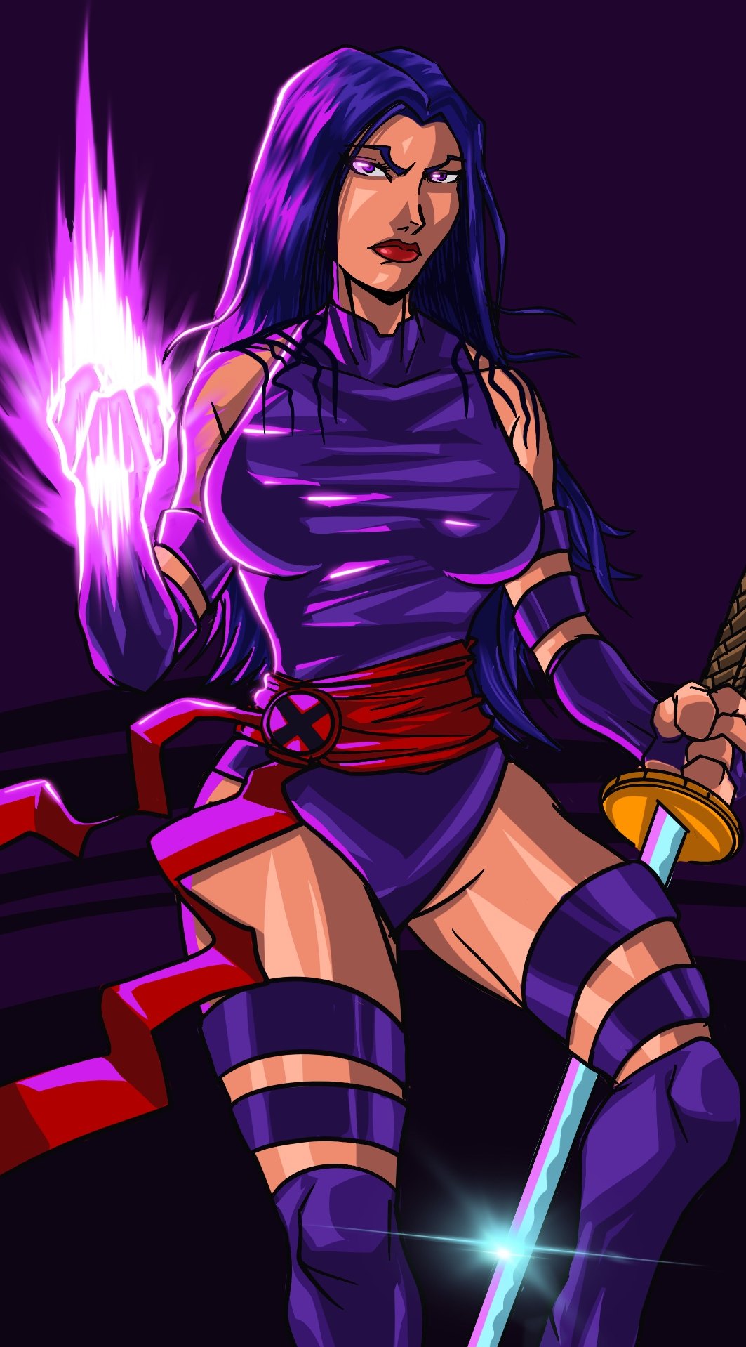 Psylocke ⌲ X-MEN #xmen #comics #psylocke #art #ninja #marvel
