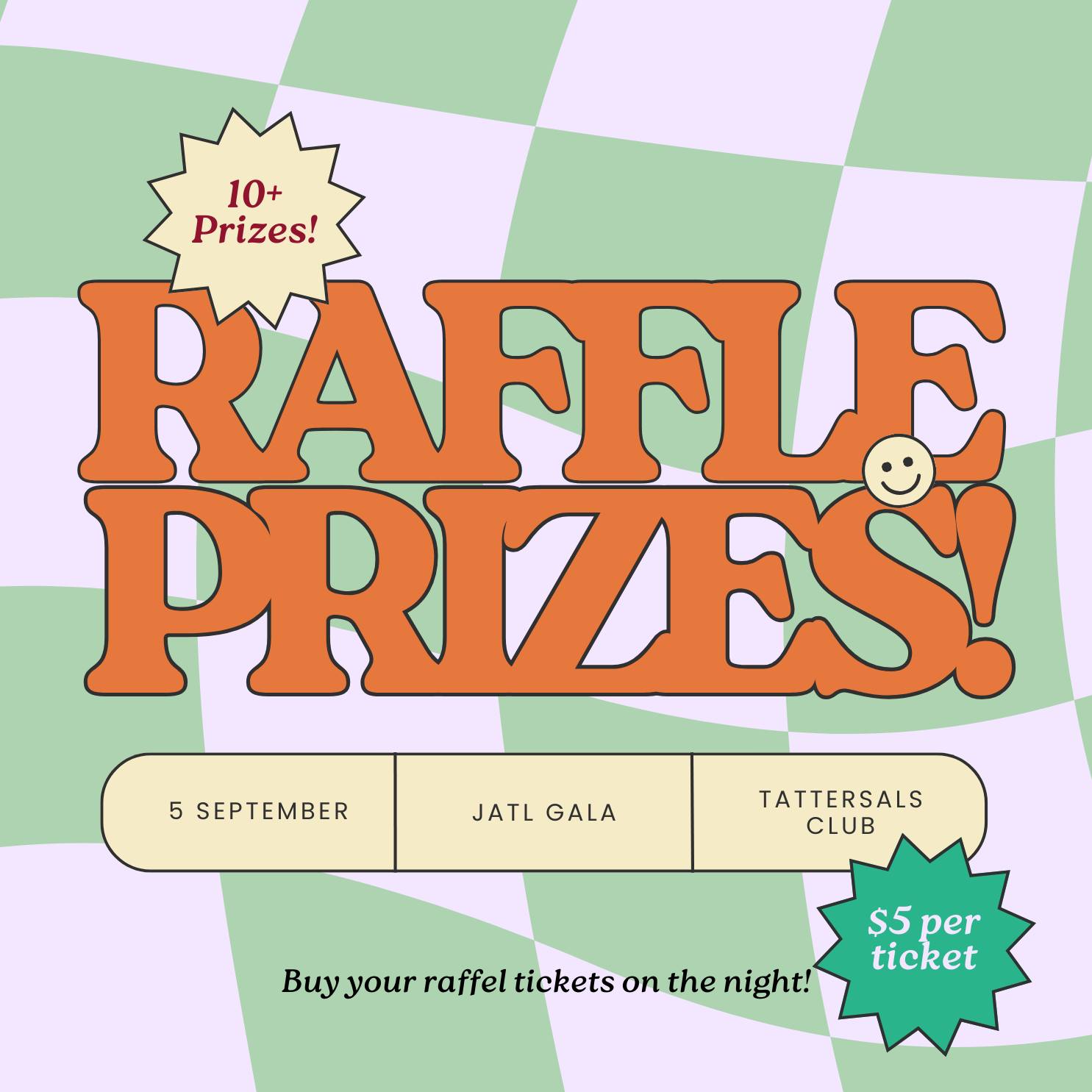 Raffle sneak peek! Swipe... - Justice and the Law (JATL) | Facebook