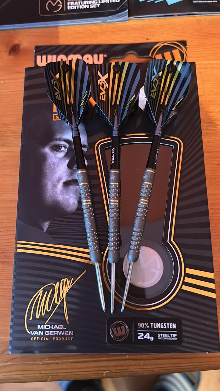 The EvoX is here! 🔥 the exact dart used by Michael van Gerwen