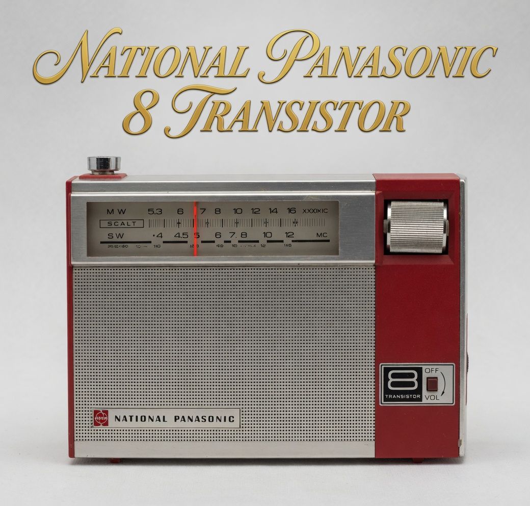 National Panasonic Cougar No. 7 (RF-877) #vintage #technology #radio