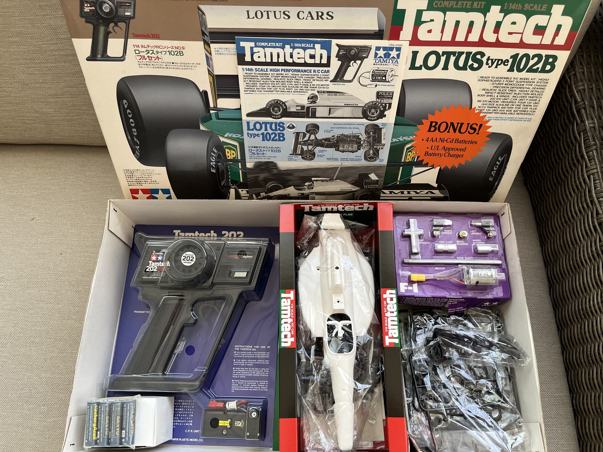 Brand new in box Tamiya Lotus 102B Judd Formula Car Radio Control