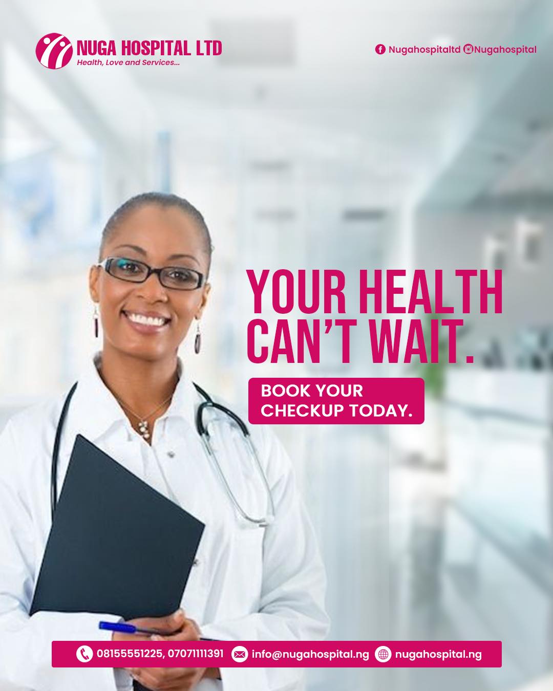 Nuga - Your health can’t wait. Regular checkups help detect issues ...