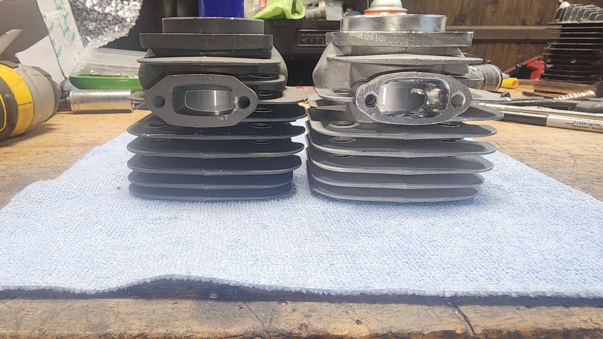 Husqvarna 272xp big jug kit ported and polished first start