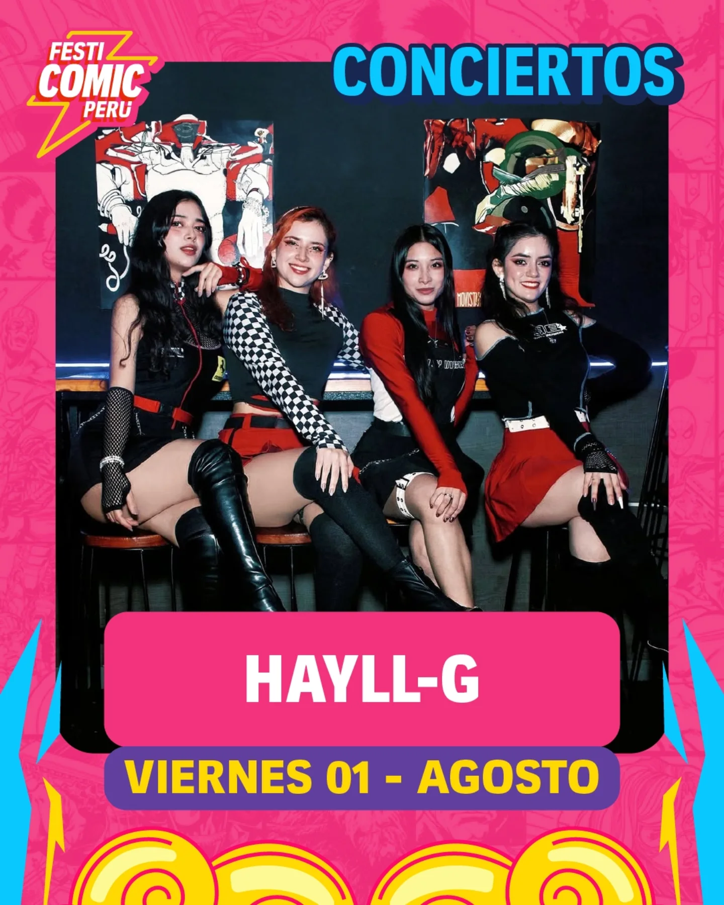 @hayll_g en vivo 🎸 El viernes 01 de... - Festi Comic Perú | Facebook