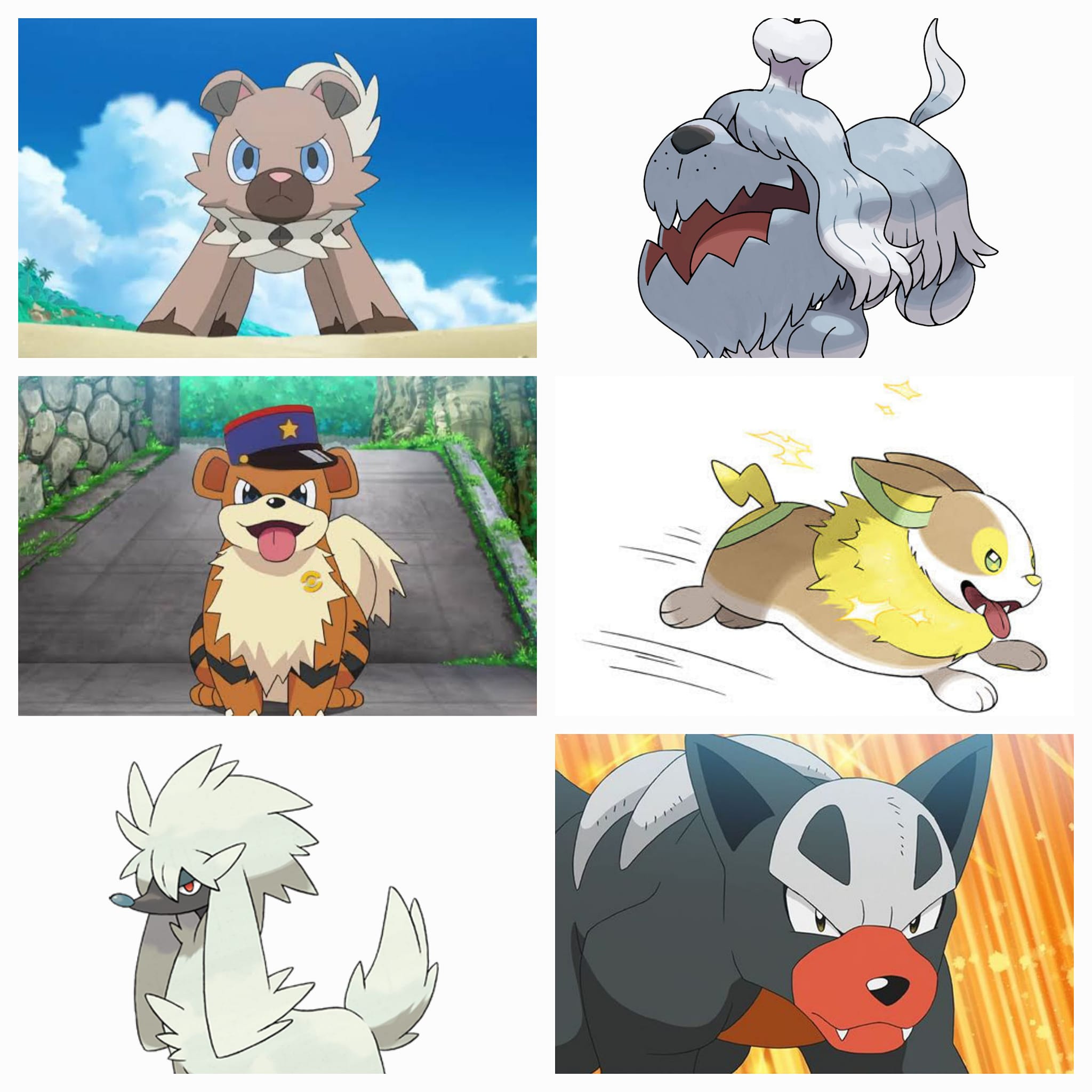 S; - POKEMON Hay muchos Pokemon basados en perros a lo largo de las ...