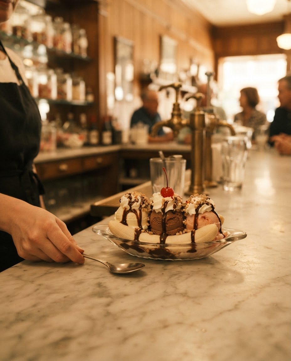 Latrobe, Pennsylvania, the birthplace of the banana split dessert