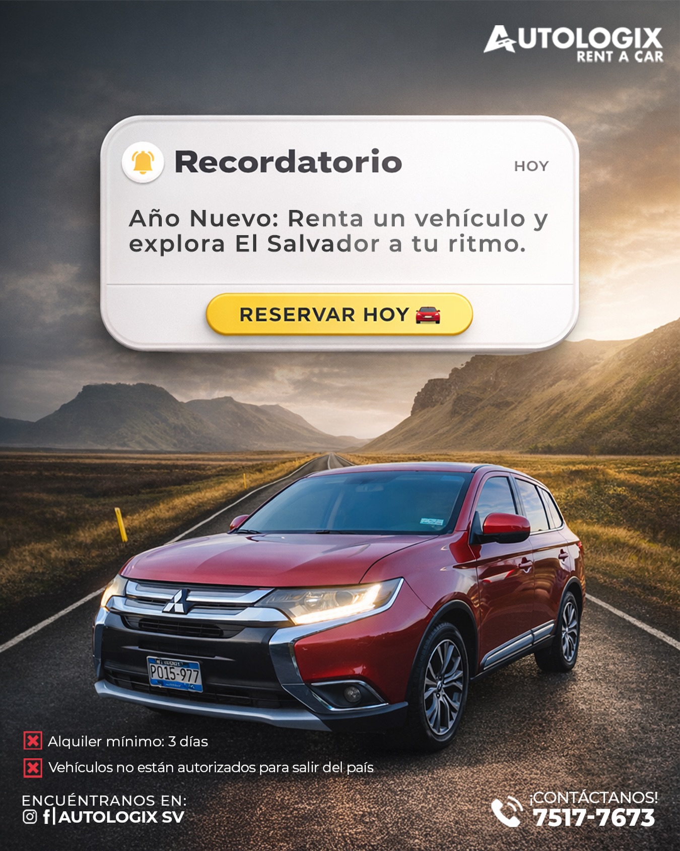 AutoLogix - Este Año Nuevo, renta un vehículo y explora El Salvador a ...