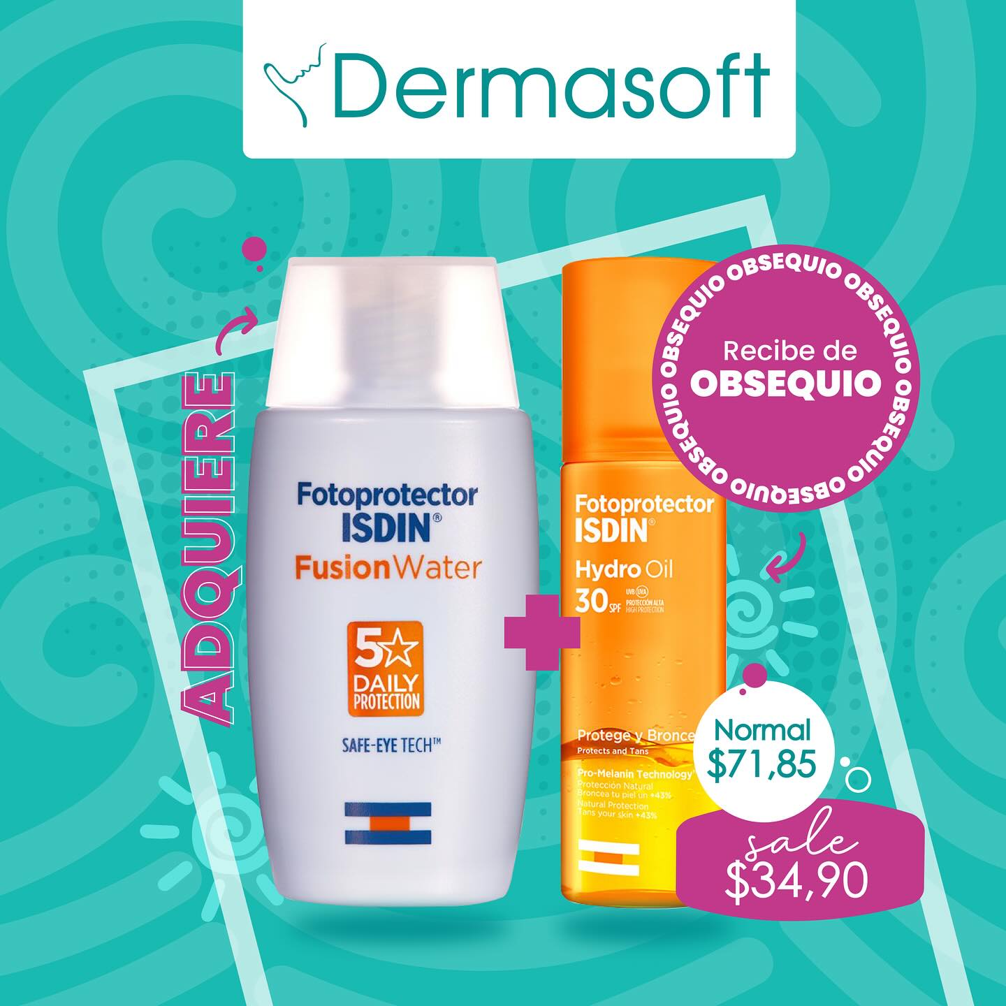 Dermasoft - Tu piel protegida este feriado 😎 con nuestro...