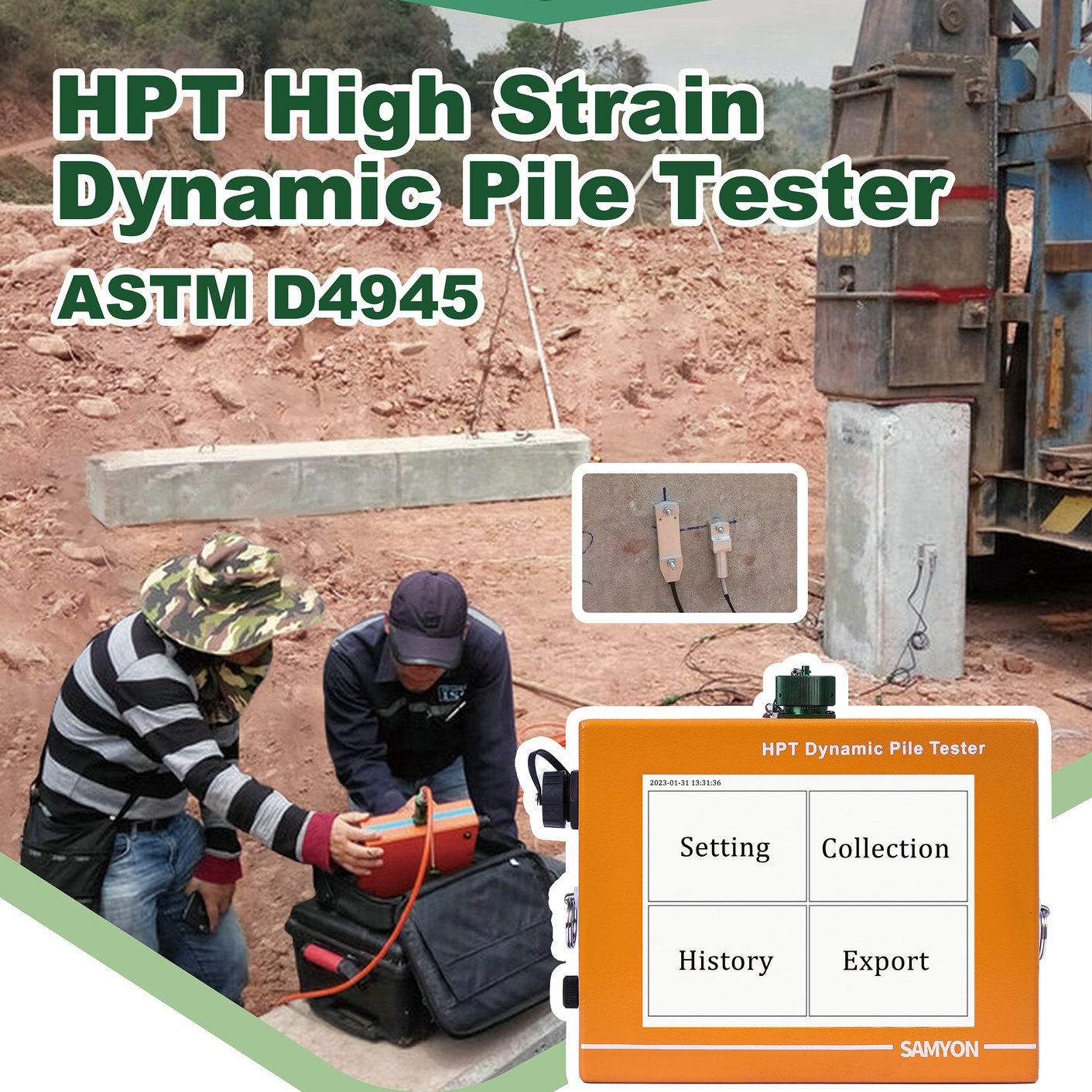 Horizontal Manual Borehole Camera Horizontal frame with manual winch ...