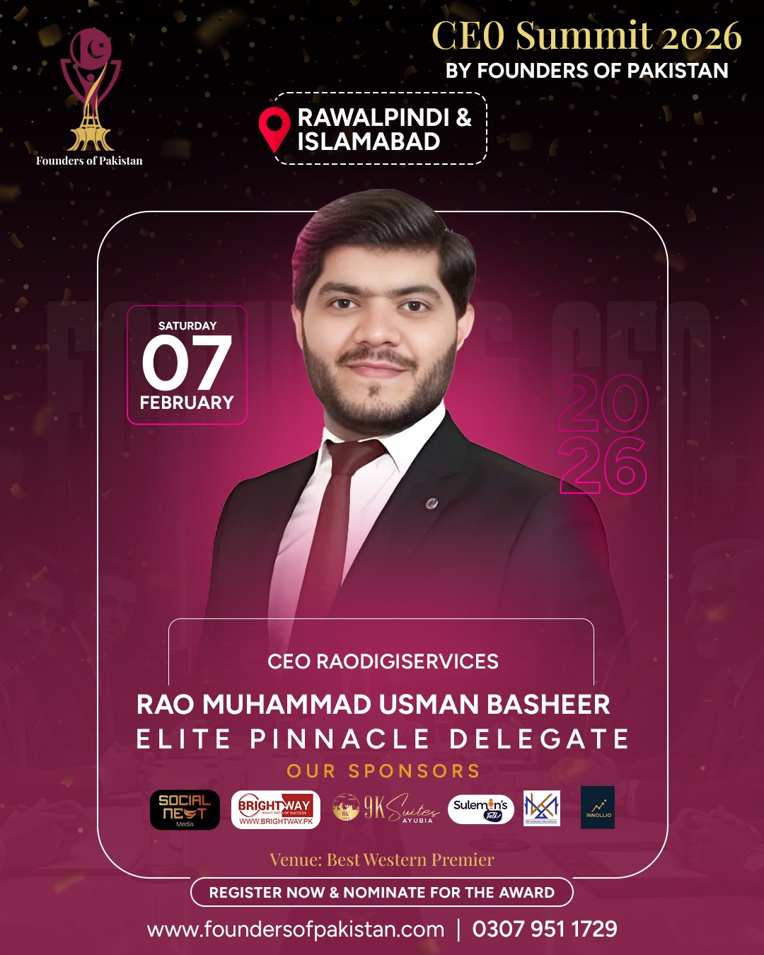 We are pleased to welcome Rao... - Founders of Pakistan | Facebook