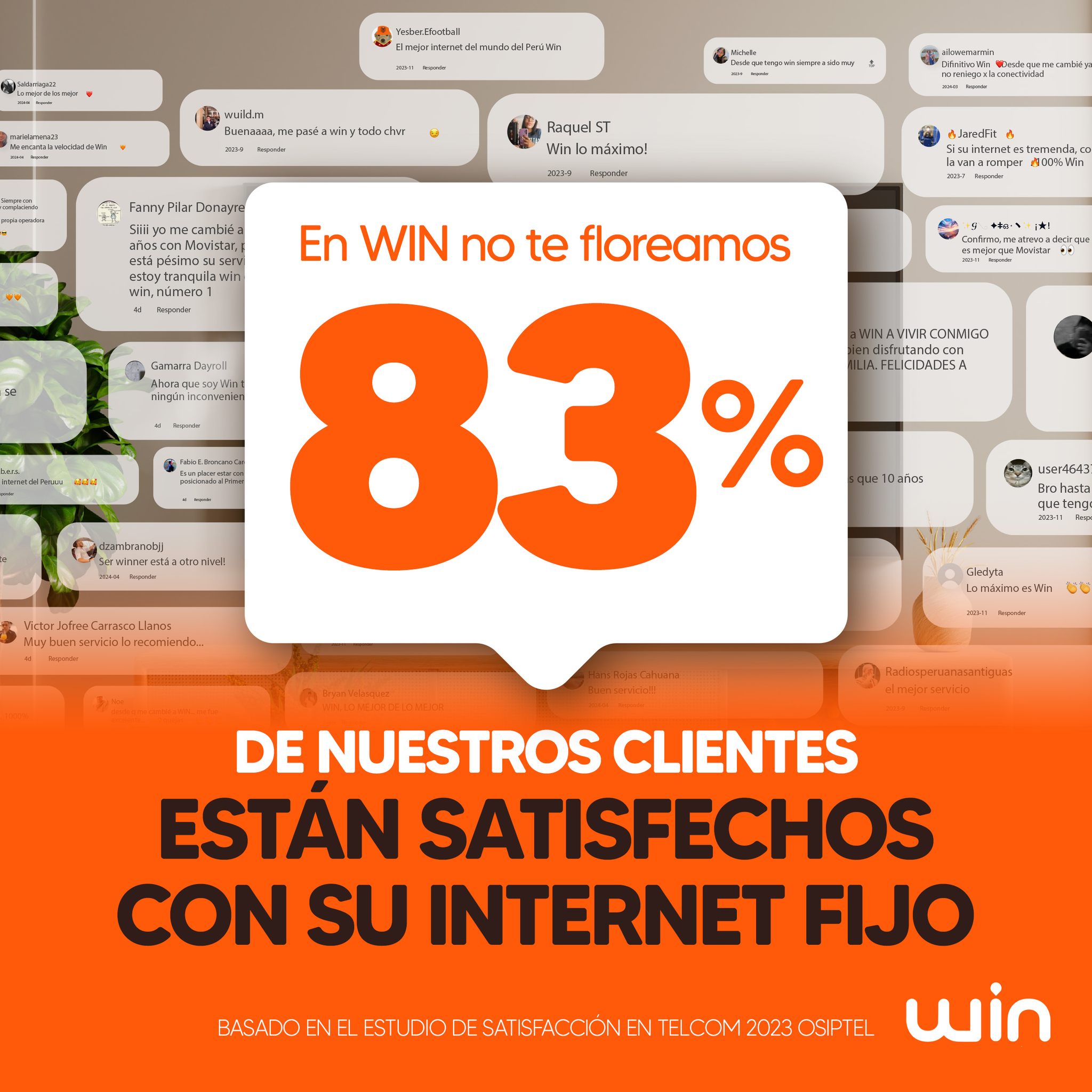 WIN - Aprovecha la gran 🚀 velocidad de la Fibra Optica en Trujillo ...