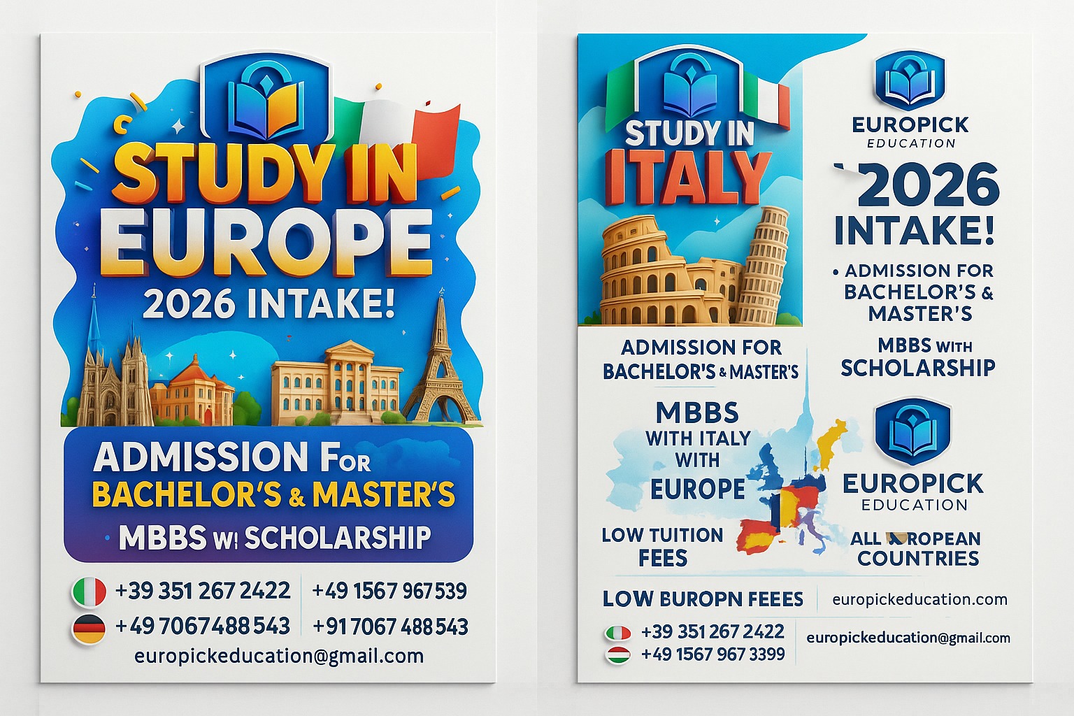 Europickeducation - 🌍 STUDY IN EUROPE – 2026 ADMISSIONS OPEN! Your ...