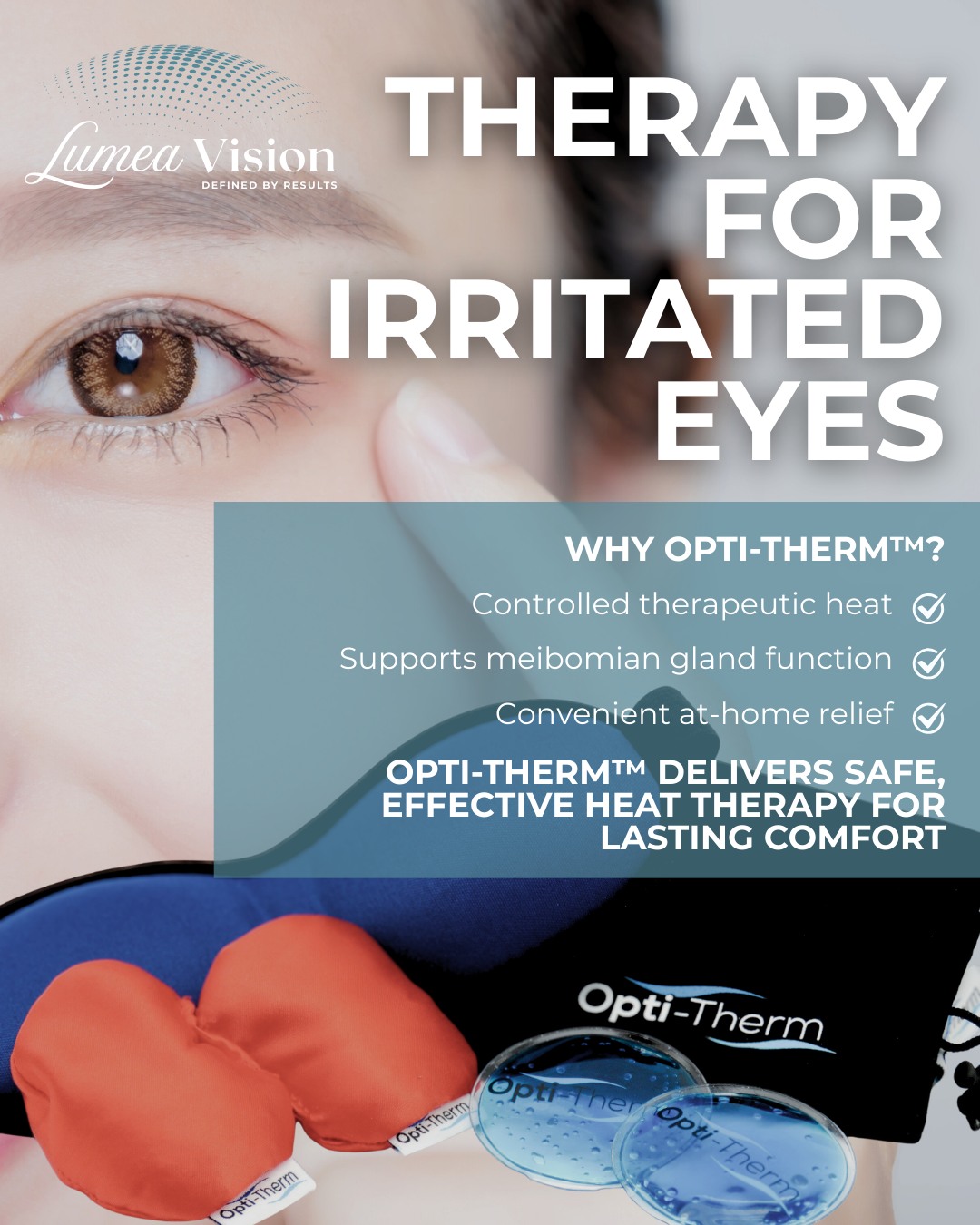 Lumea Vision - The Opti-Therm™ Eye Mask provides... | Facebook