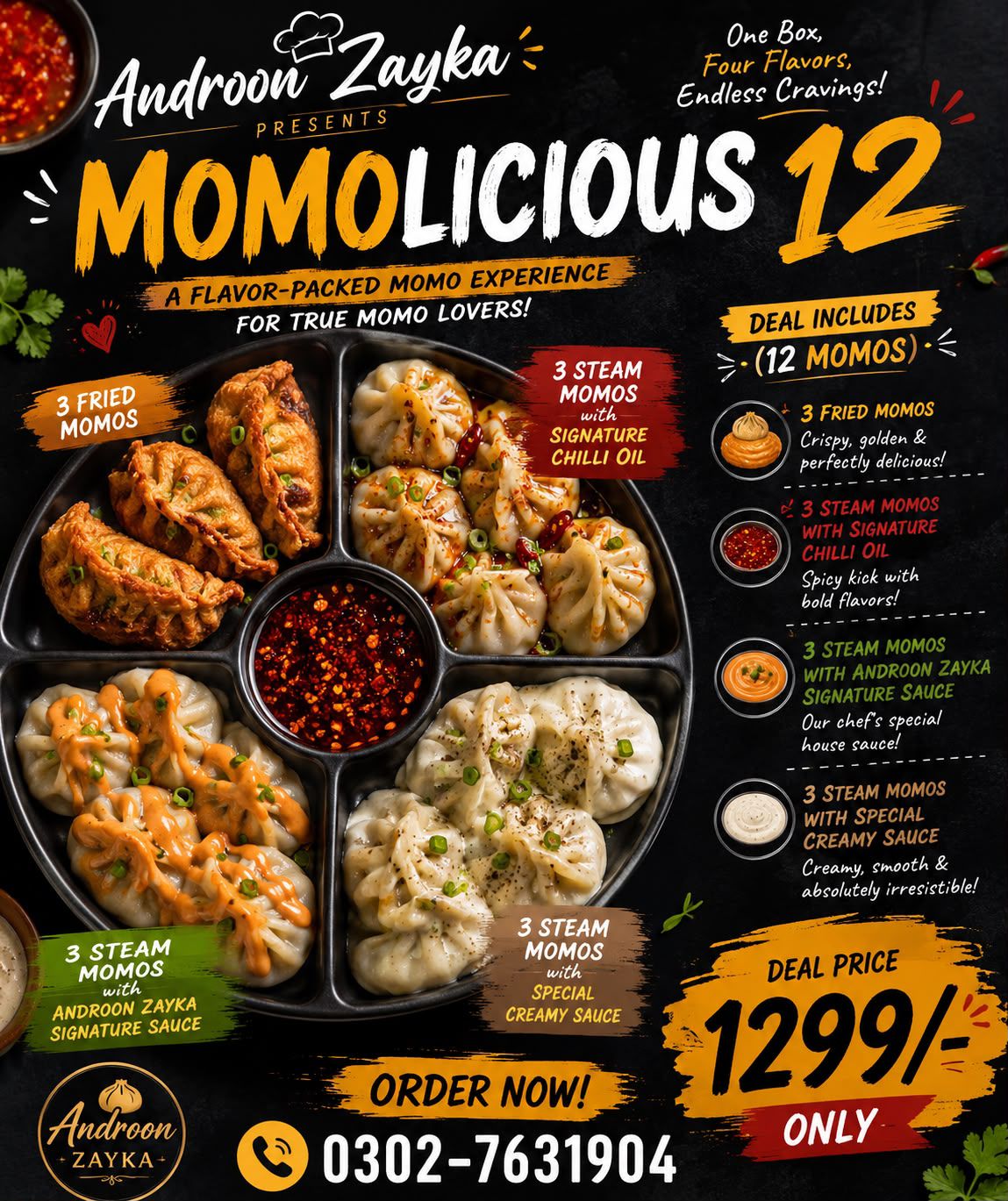 🥟 Androon Zayka Presents: MOMOLICIOUS 12 🥟 ✨ A flavor-packed